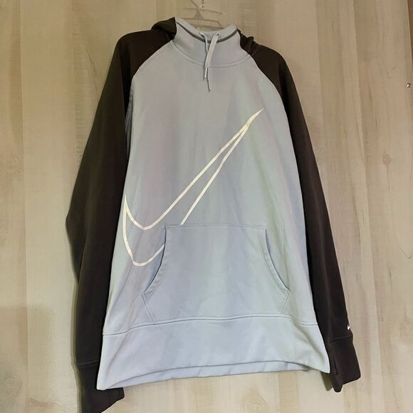 Nike light blue‎ and gray did fit hoodie, size XL - Picture 1 of 16